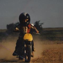 Nicky putting in laps early on at Sunset Downs. - Photo: Hayden Family Collection