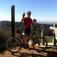 Taking a break from a pedal in California. - Photo: Nicky Hayden