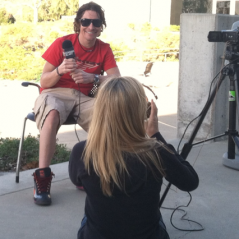 Working at home - Photo: Nicky Hayden