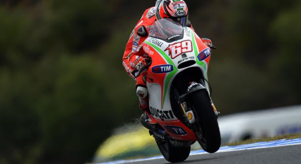 Valentino Rossi third in Spanish free practice, Nicky Hayden sixth