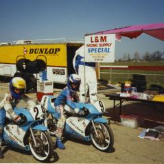 Nicky and Tommy shortly after advancing from PW50s. - Photo: Hayden Family Collection